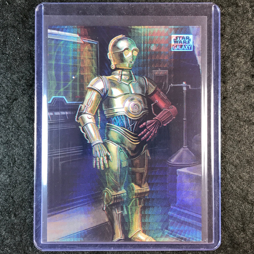 2025 Star Wars Chrome Galaxy C-3PO Power of the Force Prism 74/75 #5