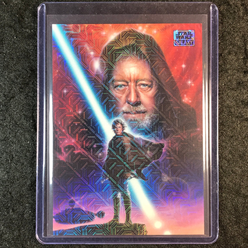 2025 Star Wars Chrome Galaxy LUKE SKYWALKER AND OBI-WAN KENOBI Mojo 37/50 #51