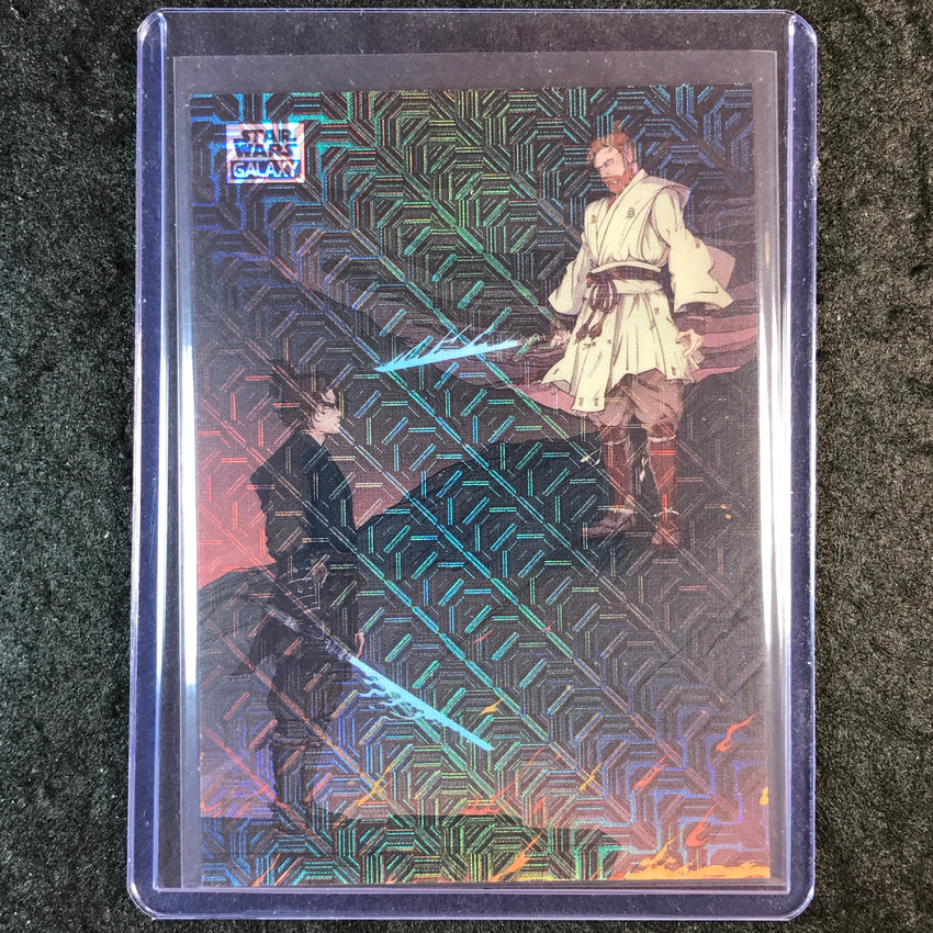 2025 Star Wars Chrome Galaxy A FIERY CONCLUSION Duel on Mustafar Mojo 36/50 #15