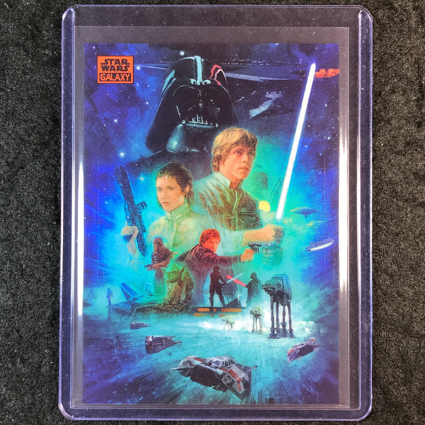 2025 Star Wars Chrome Galaxy MAKING A JEDI Orange 20/25 #55