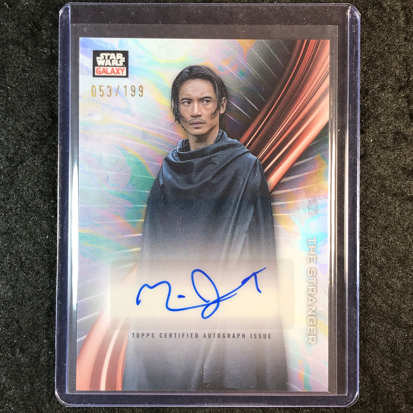 2025 Star Wars Chrome Galaxy MANNY JACINTO AS THE STRANGER Galaxy Auto 53/199