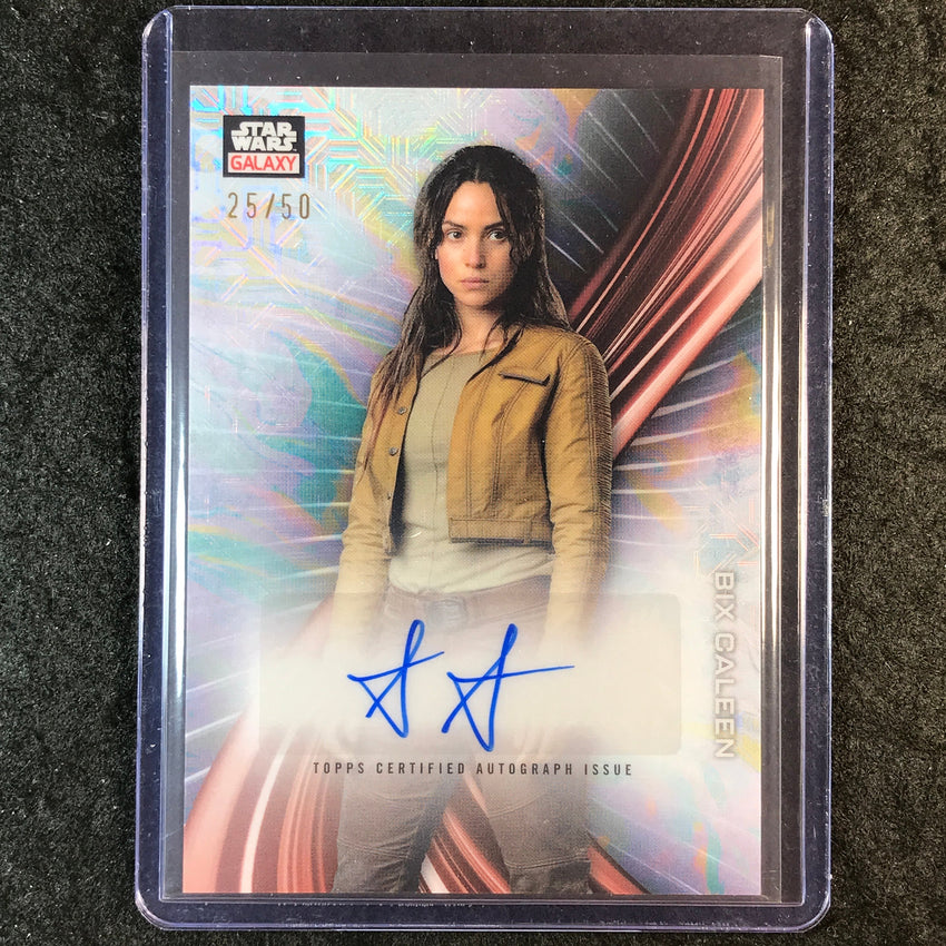 2025 Star Wars Chrome Galaxy ADIRA ARJONA AS BIX CALEEN Galaxy Auto Mojo 25/50