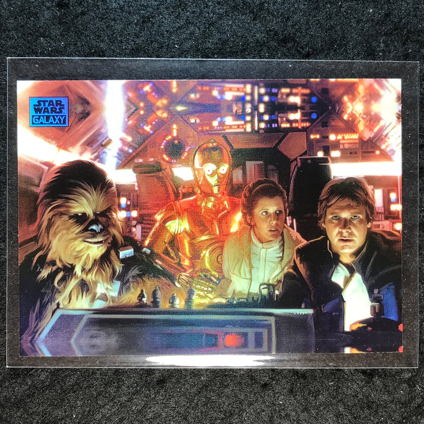 2025 Star Wars Chrome Galaxy I'VE GOT THIS Base Refractor #42
