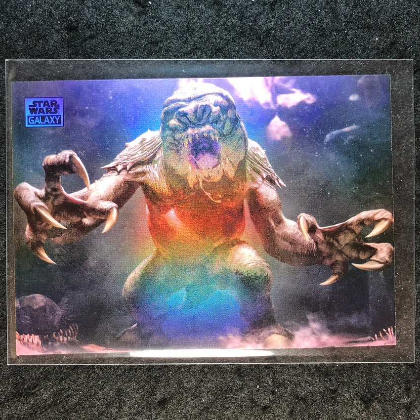 2025 Star Wars Chrome Galaxy THE RANCOR Base Refractor #45