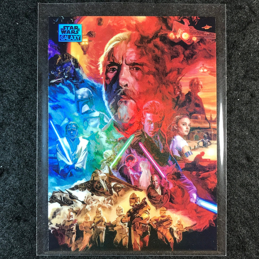 2025 Star Wars Chrome Galaxy THE CLONES Base Refractor #59