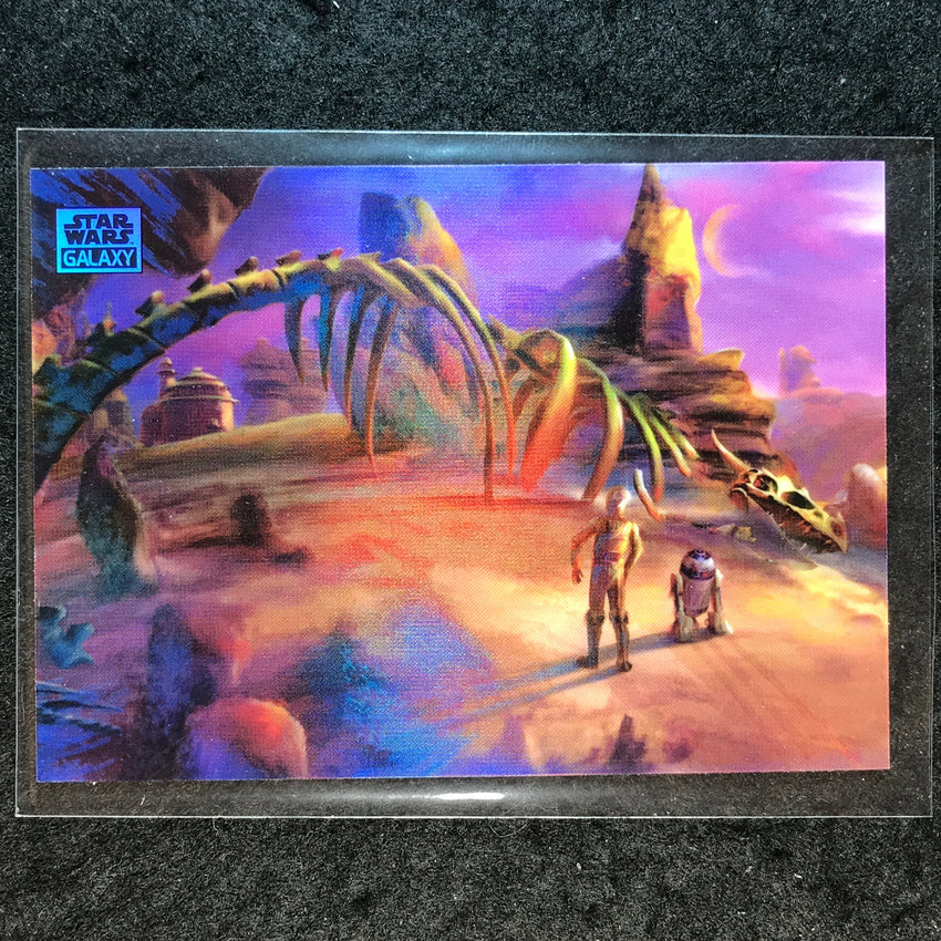 2025 Star Wars Chrome Galaxy ROAD TO JABBA'S PALACE Base Refractor #66