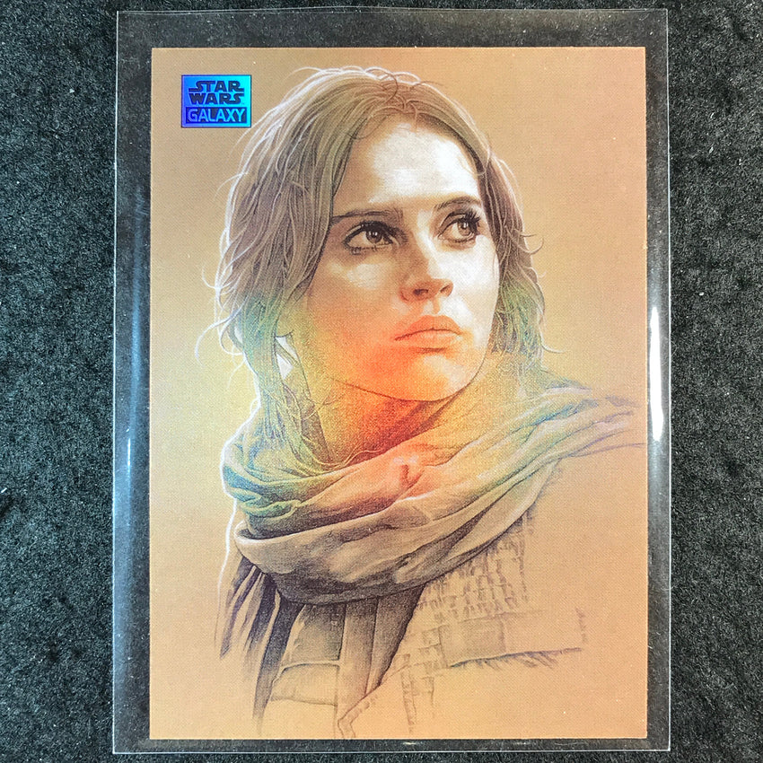 2025 Star Wars Chrome Galaxy JYN ERSO Base Refractor #69