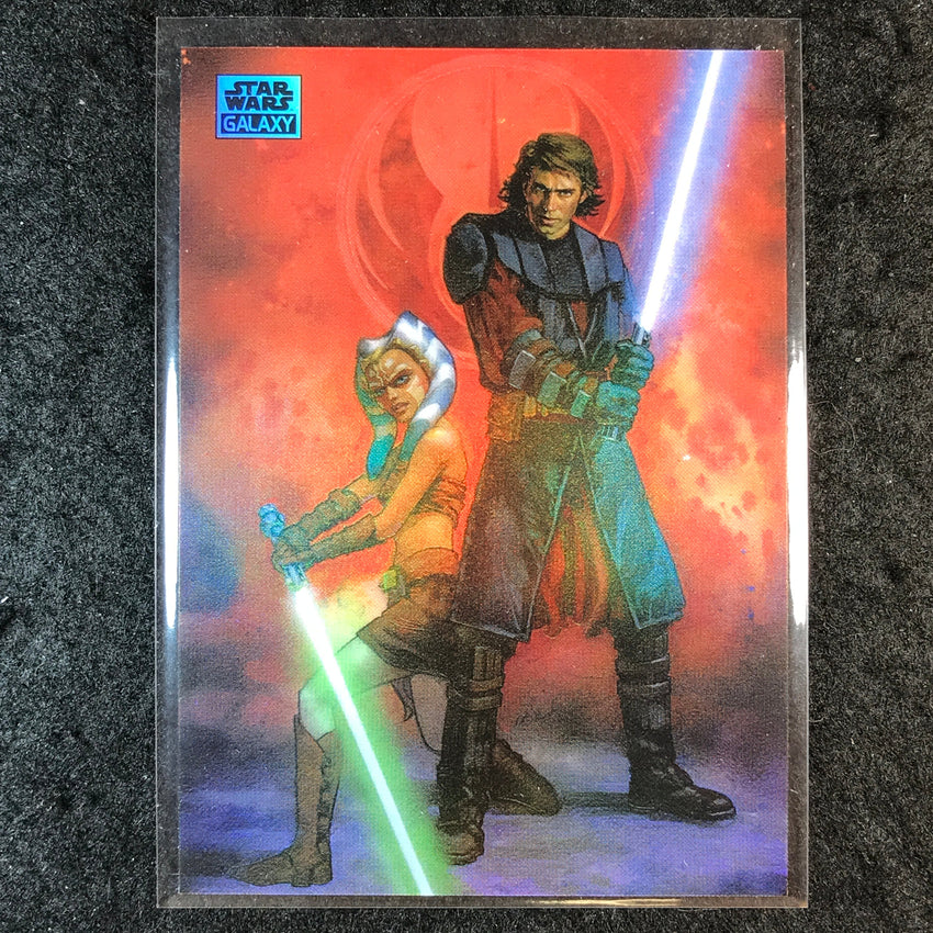2025 Star Wars Chrome Galaxy ANAKIN AND AHSOKA Base Refractor #71
