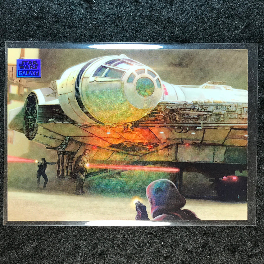 2025 Star Wars Chrome Galaxy DOCKING BAY Base Refractor #73