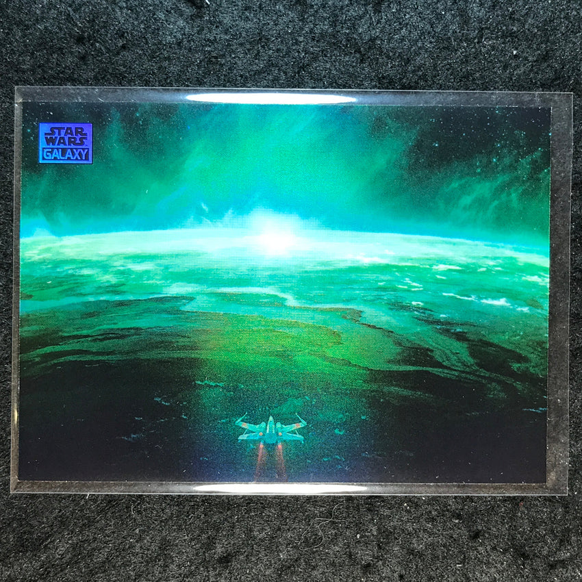 2025 Star Wars Chrome Galaxy DAGOBAH Base Refractor #76