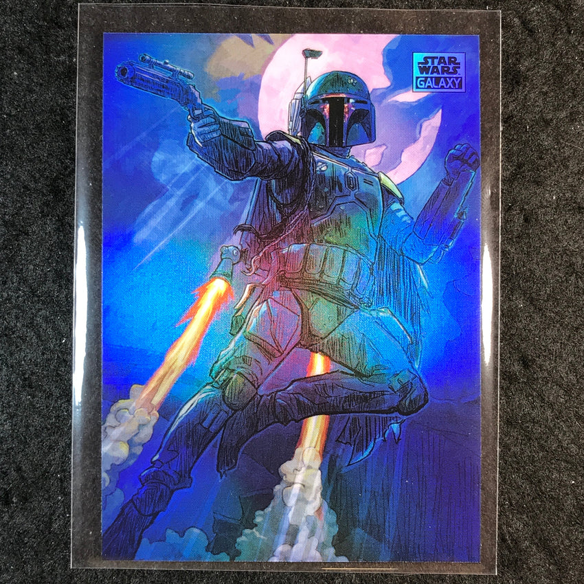 2025 Star Wars Chrome Galaxy IT'S NOT A MATTER OF LUCK Base Refractor #7
