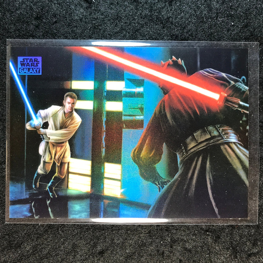 2025 Star Wars Chrome Galaxy AVENGE MY MASTER Base Refractor #80