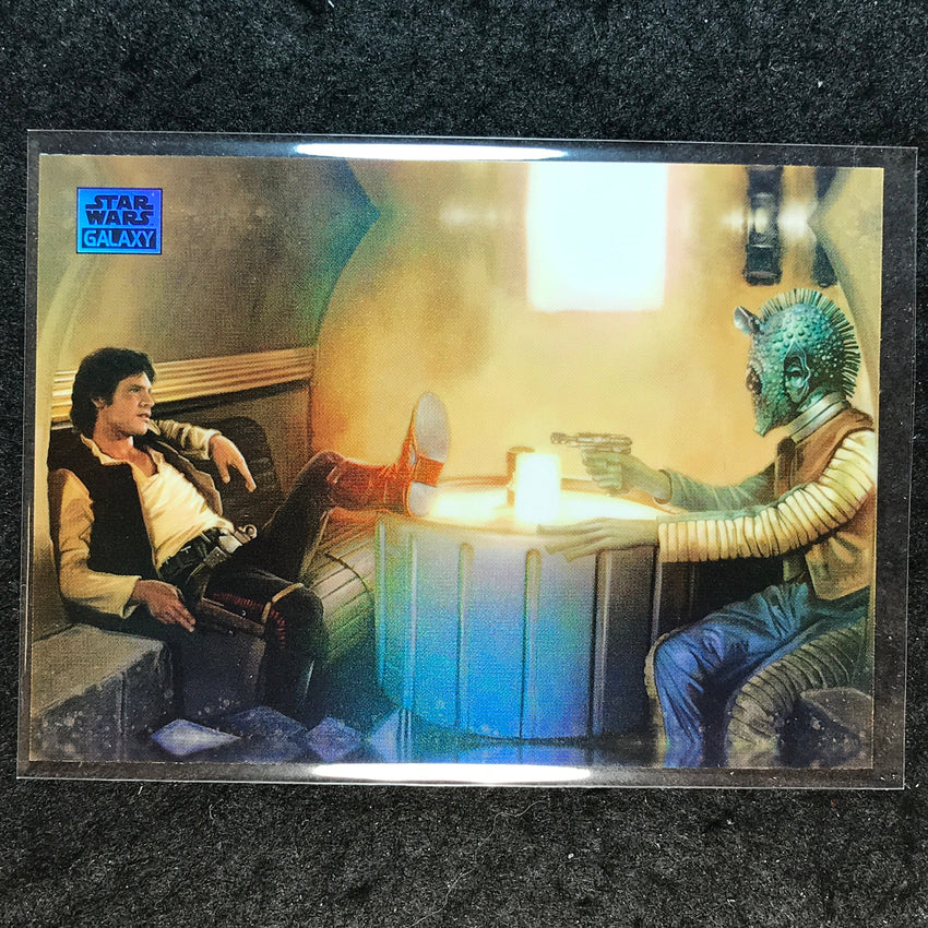 2025 Star Wars Chrome Galaxy THE GUNSLINGER Base Refractor #86