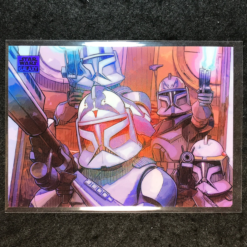 2025 Star Wars Chrome Galaxy SURPRISE CLANKERS! Base Refractor #87