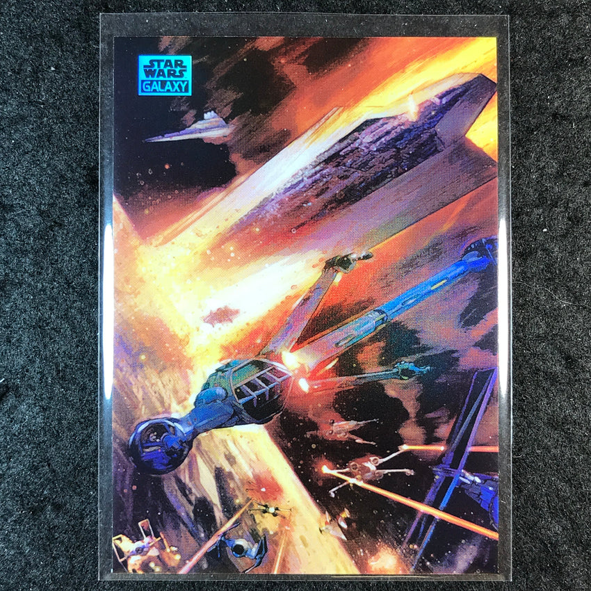 2025 Star Wars Chrome Galaxy B-WING STARFIGHTERS Base Refractor #99