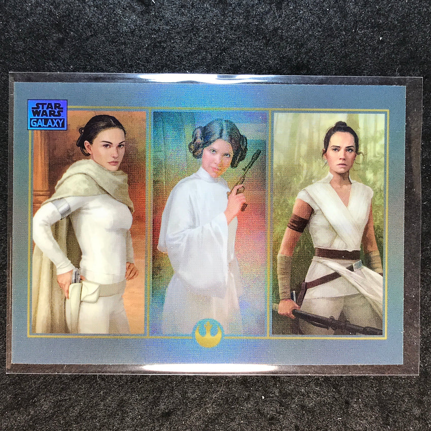 2025 Star Wars Chrome Galaxy THROUGHOUT THE AGES Base Refractor #100