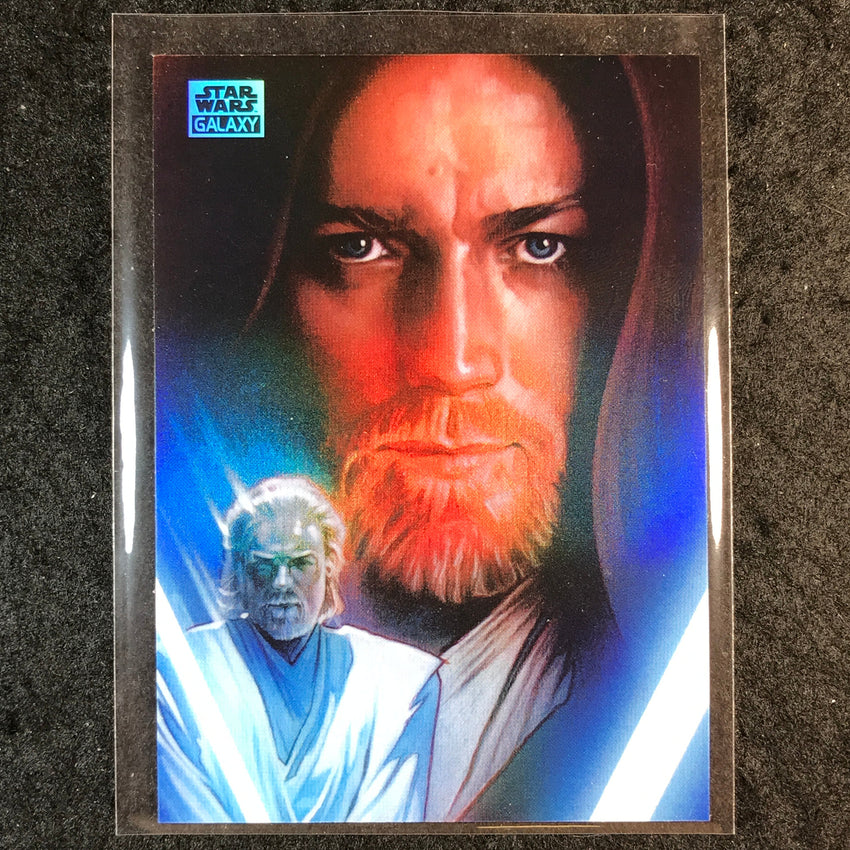 2025 Star Wars Chrome Galaxy OBI-WAN KENOBI Base Refractor #9