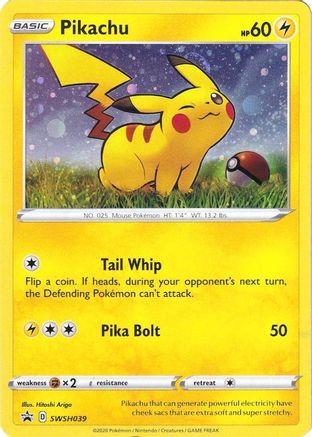 Pikachu - SWSH039 - Pokemon SWSH Sword & Shield Promo