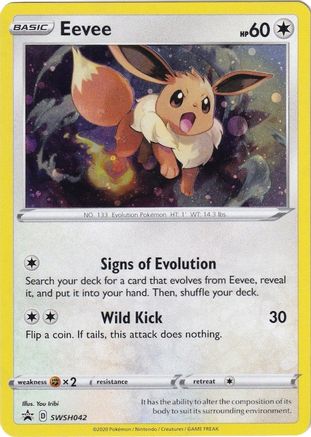 Eevee - SWSH042 - Pokemon SWSH Sword & Shield Promo