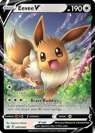 Eevee V - SWSH065 - Pokemon SWSH Sword & Shield Promo