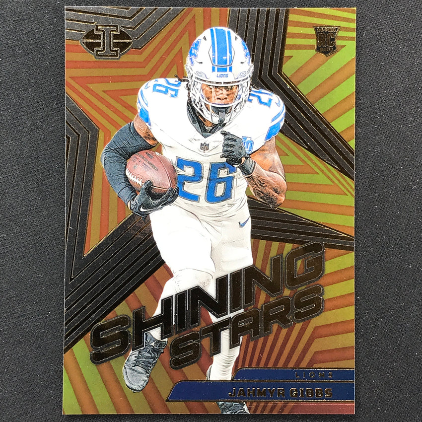 2023 Illusions Football Jahmyr Gibbs Shining Stars Rookie Base #20