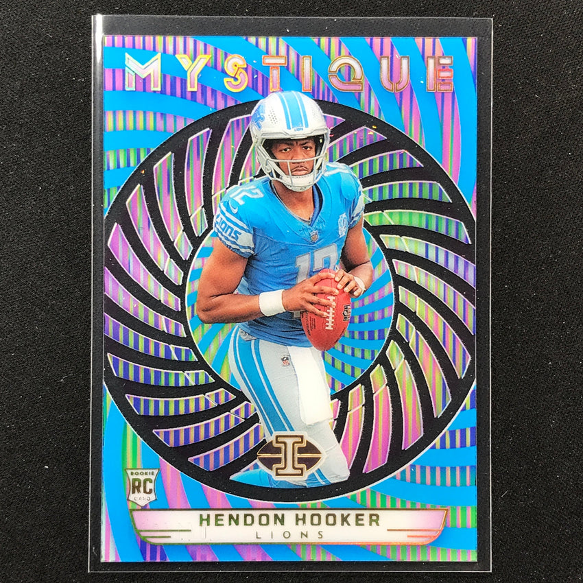 2023 Illusions Football Hendon Hooker Mystique Rookie Light Blue 41/299 No 11