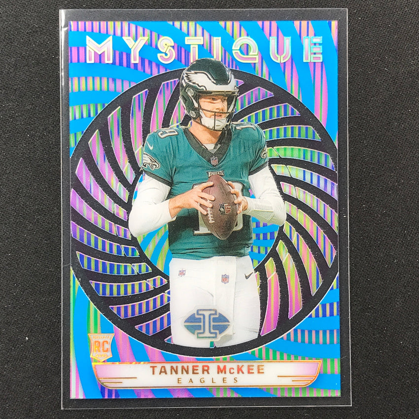 2023 Illusions Football Tanner Mckee Mystique Rookie Light Blue 95/299 #36