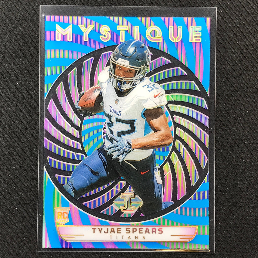 2023 Illusions Football Tyjae Spears Mystique Rookie Light Blue 68/299 #38