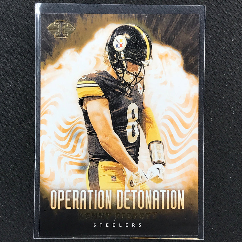2023 Illusions Football Kenny Pickett Operation Detonation Base #9
