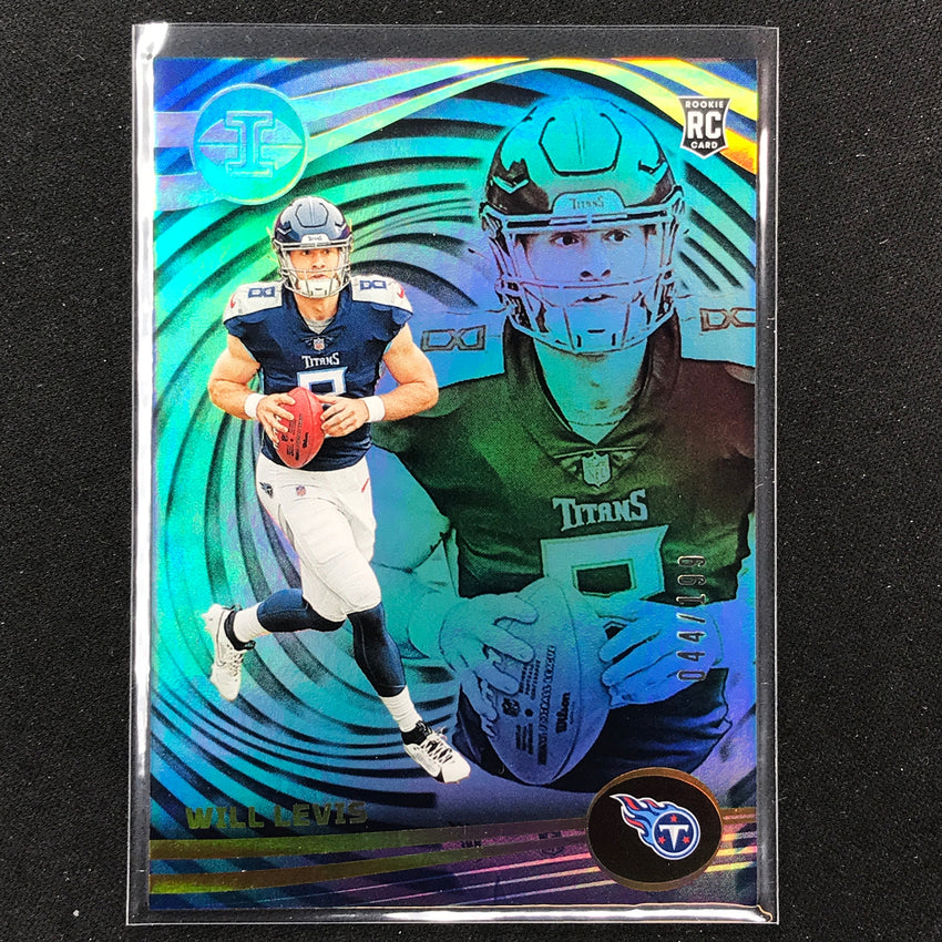2023 Illusions Football Will Levis Rookie Base Light Blue Trophy 44/199 #95