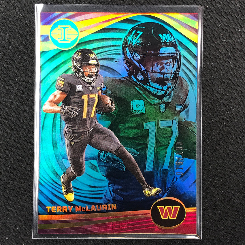 2023 Illusions Football Terry Mclaurin Base Light Blue Trophy 15/199 #97