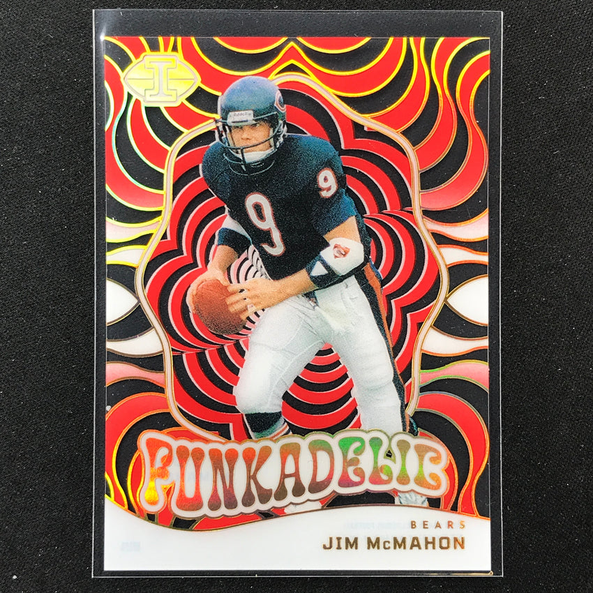 2023 Illusions Football Jim Mcmahon Funkadelic Red 181/199 #8