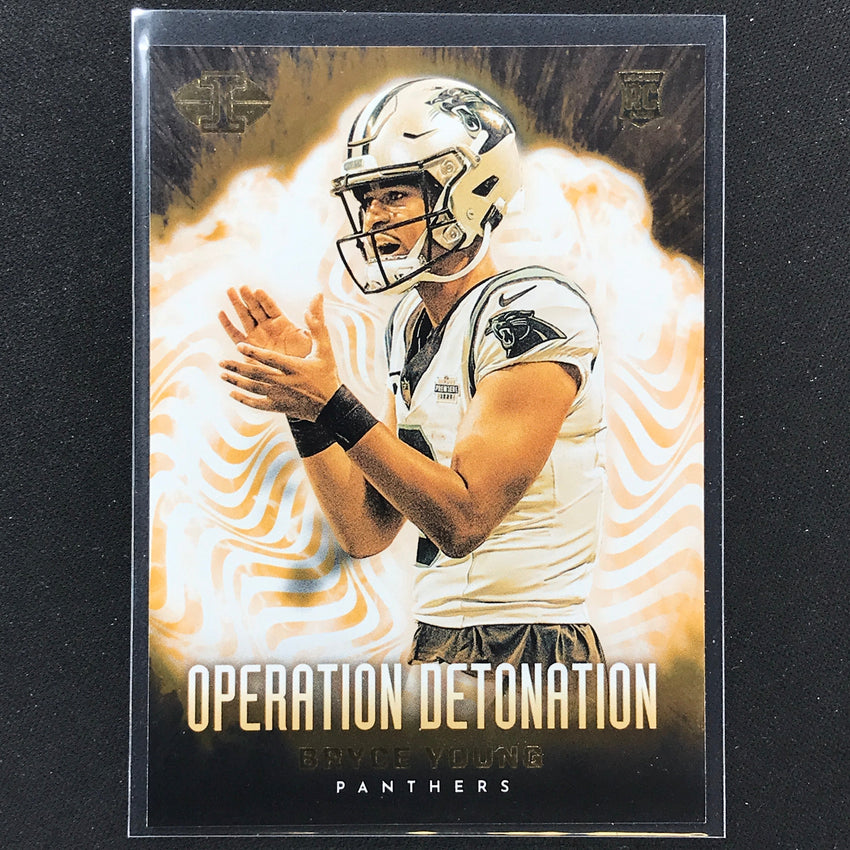 2023 Illusions Football Bryce Young Operation Detonation Rookie Base #18