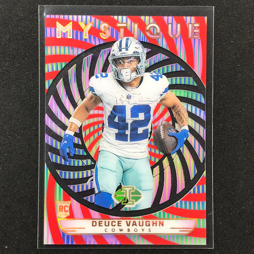 2023 Illusions Football Deuce Vaughn Mystique Rookie Red 66/199 #8