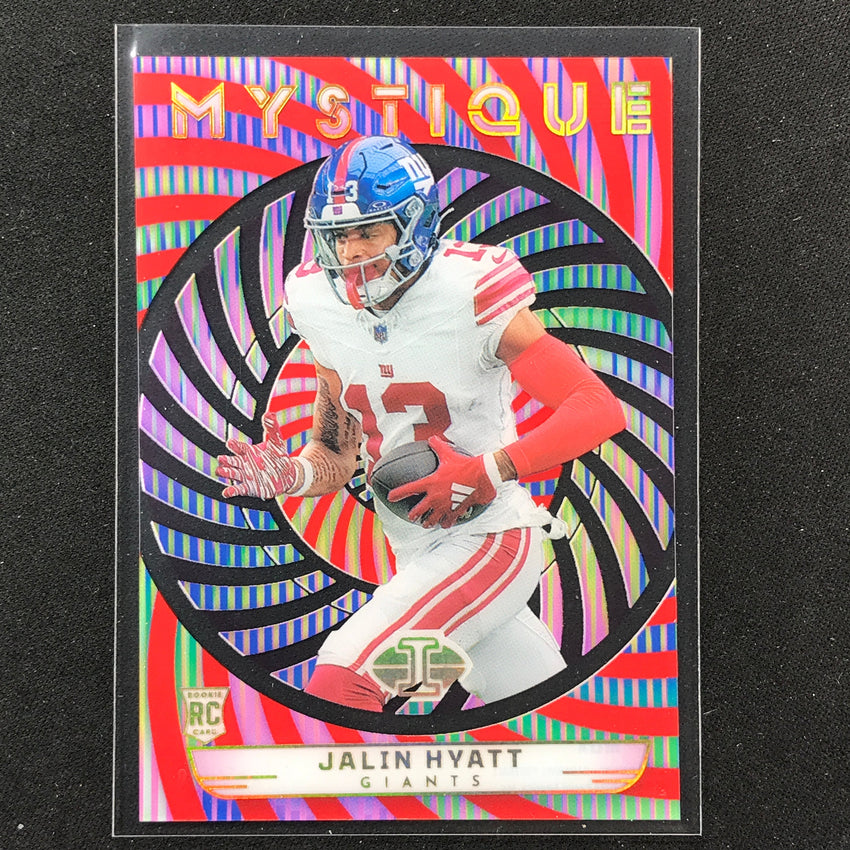 2023 Illusions Football Jalin Hyatt Mystique Rookie Red 104/199 No 15