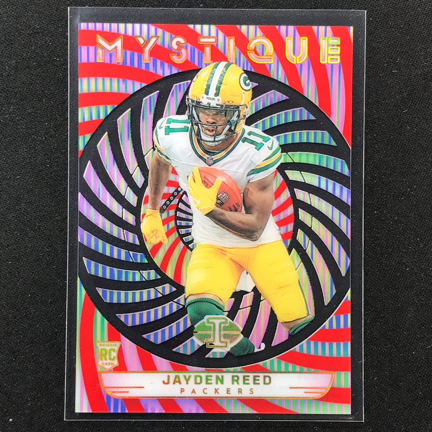 2023 Illusions Football Jayden Reed Mystique Rookie Red 11/199 No 18