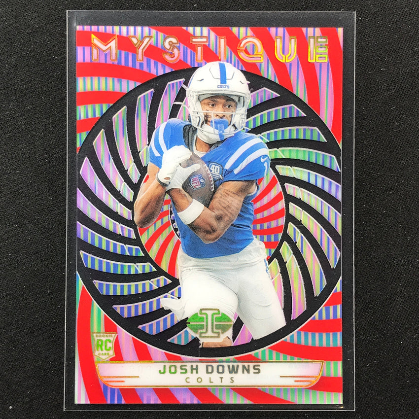 2023 Illusions Football Josh Downs Mystique Rookie Red 93/199 #21