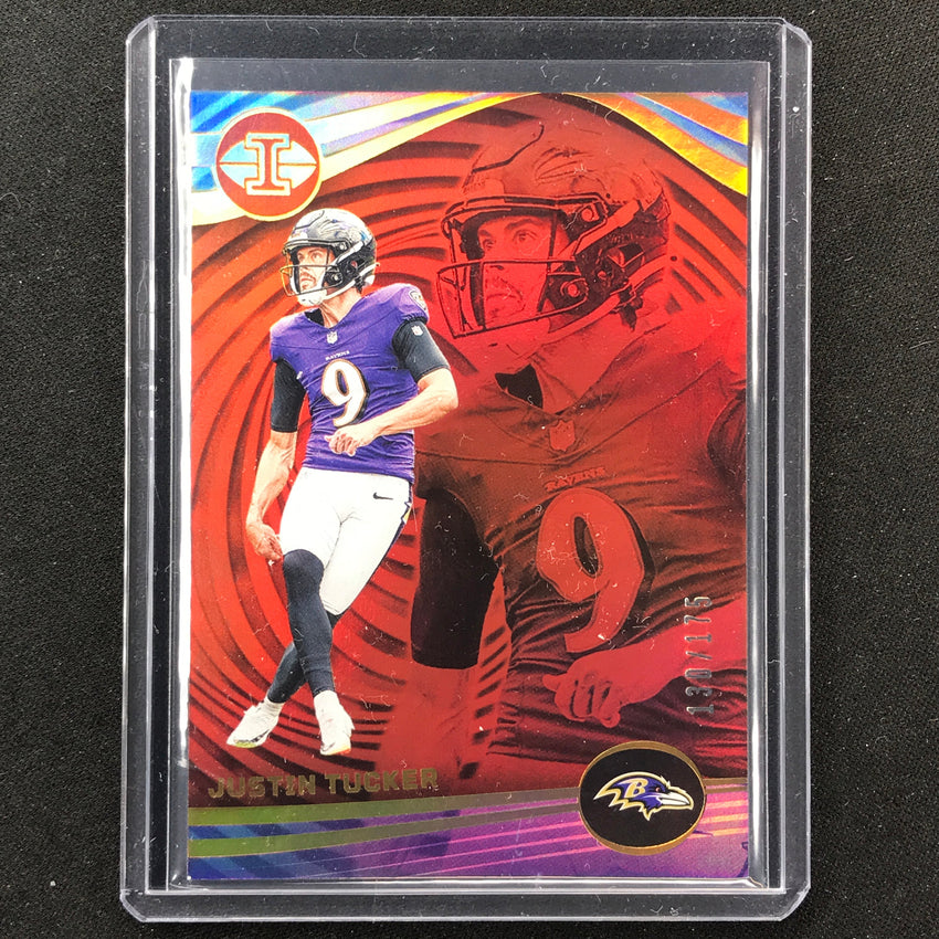 2023 Illusions Football Justin Tucker Base Red Trophy 130/175 #7