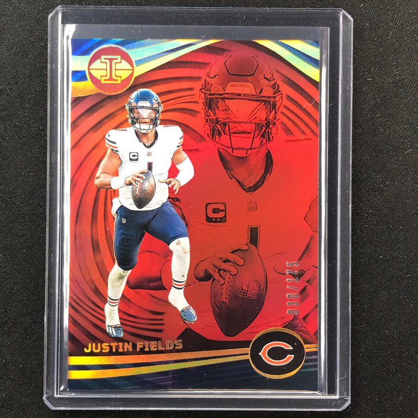 2023 Illusions Football Justin Fields Base Red Trophy 30/175 #17