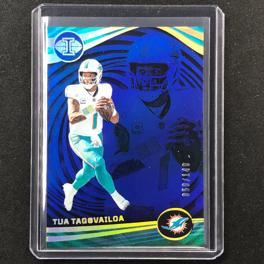 2023 Illusions Football Tua Tagovailoa Base Blue Trophy 59/149 No 69