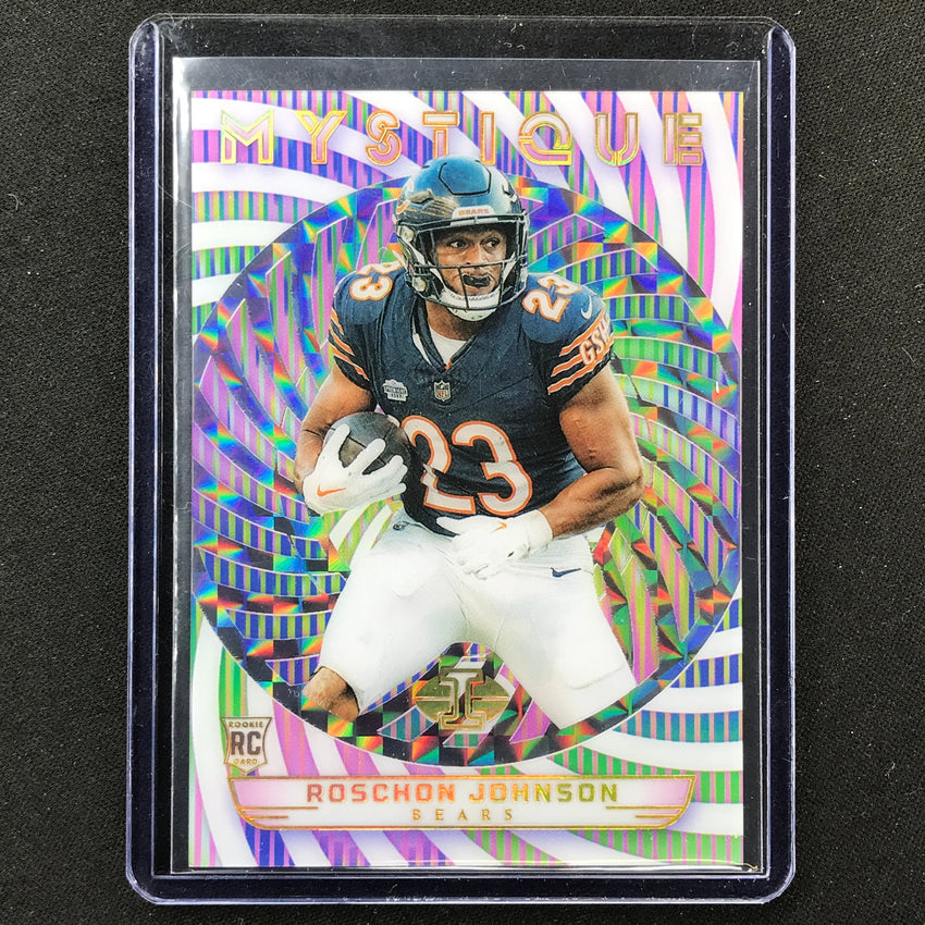2023 Illusions Football Roschon Johnson Mystique Rookie Mosaic No 30
