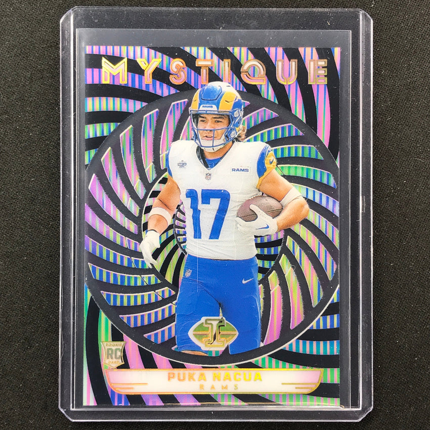 2023 Illusions Football Puka Nacua Mystique Rookie Black 8/50