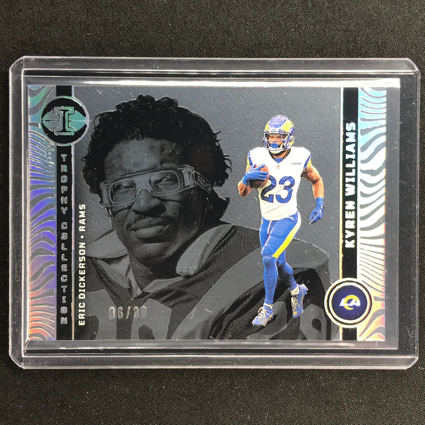 2023 Illusions Football Dickerson Williams Trophy Collection Wild Card 6/30