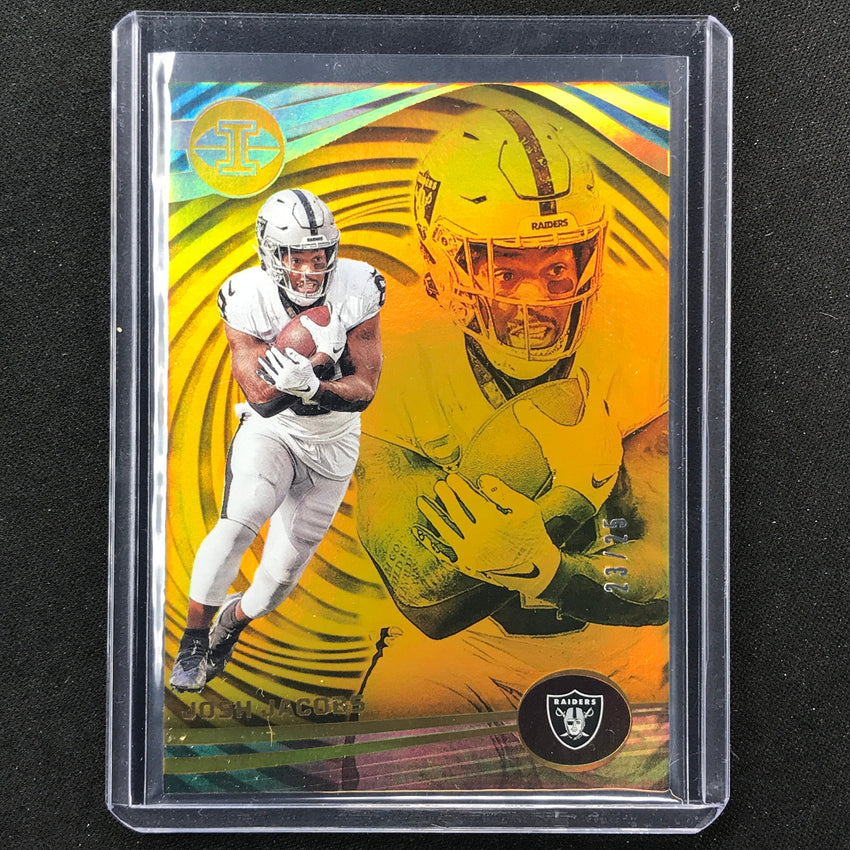 2023 Illusions Football Josh Jacobs Base Gold Trophy 23/25
