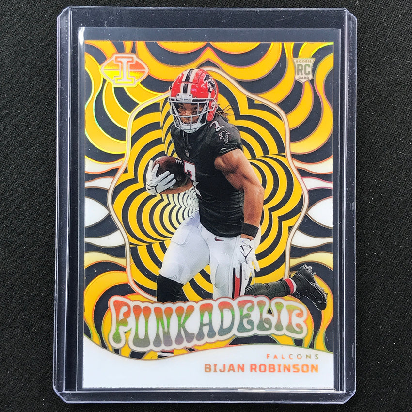 2023 Illusions Football Bijan Robinson Funkadelic Rookie Gold 14/25