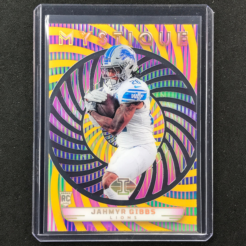 2023 Illusions Football Jahmyr Gibbs Mystique Rookie Gold 25/25