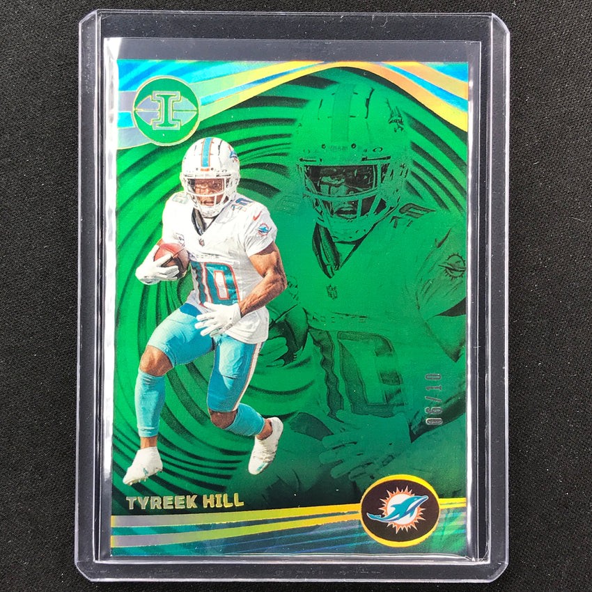 2023 Illusions Football Tyreek Hill Base Green Trophy 6/10