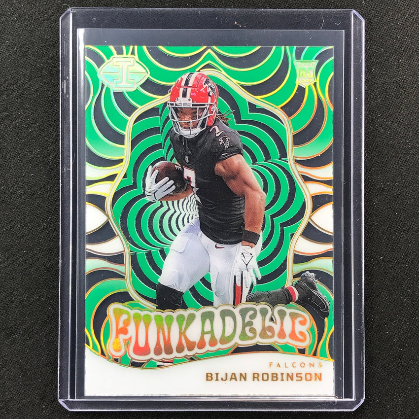 2023 Illusions Football Bijan Robinson Funkadelic Rookie Green 3/10