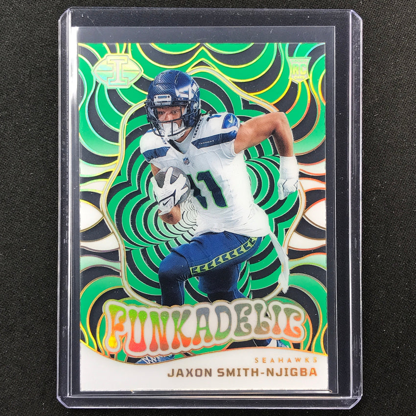 2023 Illusions Football Jaxon Smith-njigba Funkadelic Rookie Green 10/10