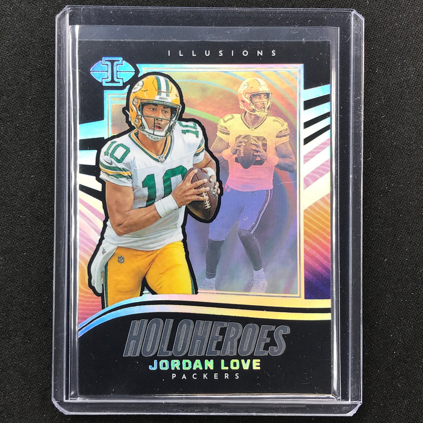 2023 Illusions Football Jordan Love Holoheroes Sp No 13